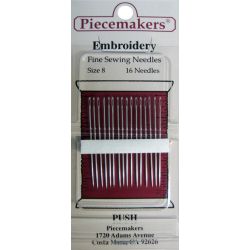PM Embroidery Needles 12-E8