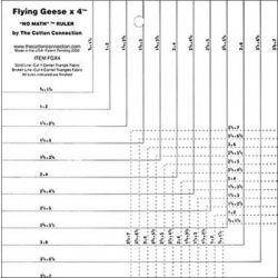 Ruler | Flying Geese