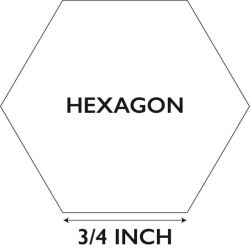 Hexagon | ¾" by PaperPieces