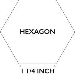 Hexagon | 1¼" by PaperPieces