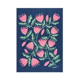 Cup and Saucer Vine Tea Towel by Ruby Star Society