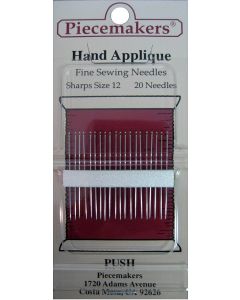PM Handapplique Sharps Needles 12-S12
